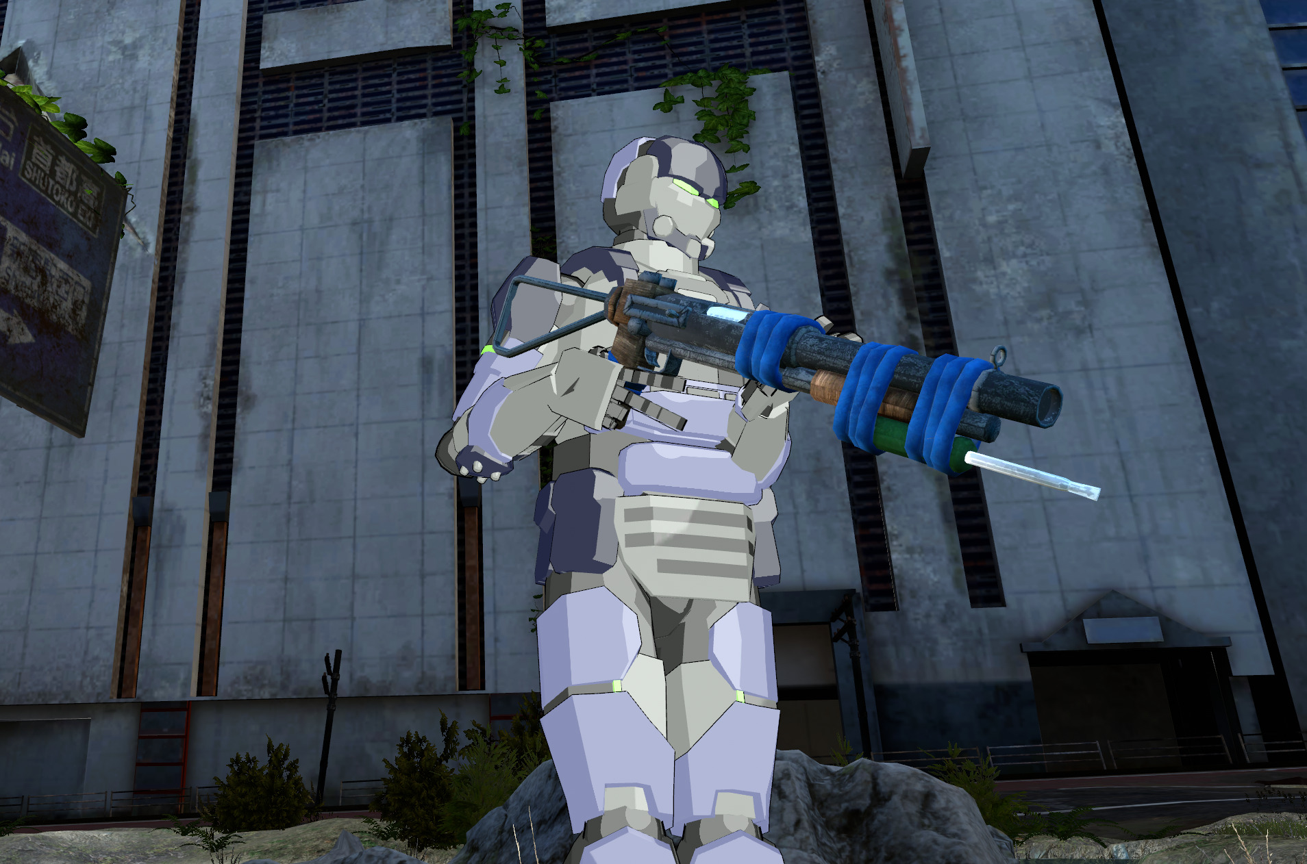 VRChat対応アバターレビュー]カッコよくてシンプル。被甲連合の
